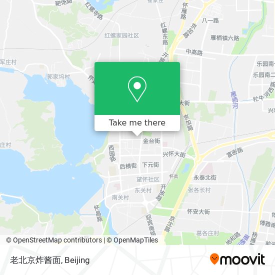 老北京炸酱面 map