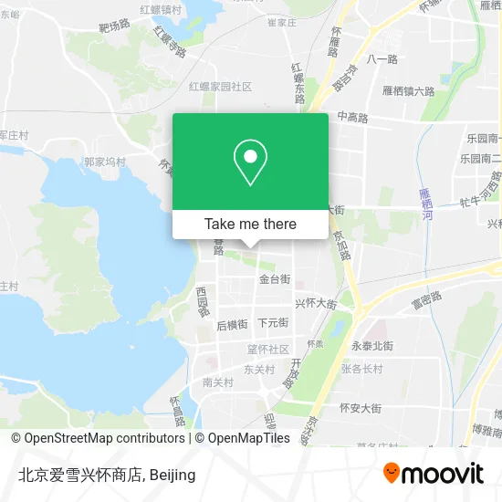 北京爱雪兴怀商店 map