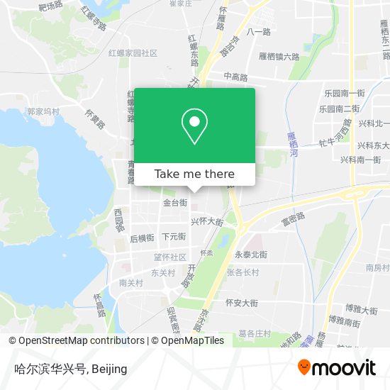 哈尔滨华兴号 map
