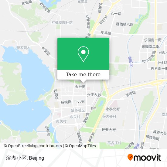 滨湖小区 map