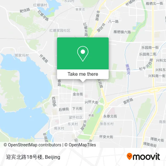 迎宾北路18号楼 map