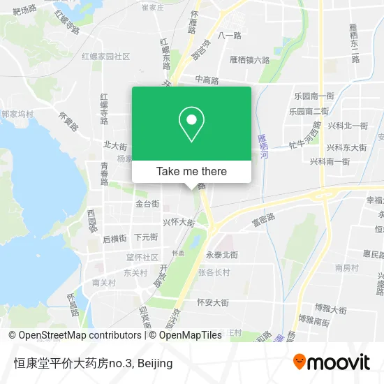 恒康堂平价大药房no.3 map