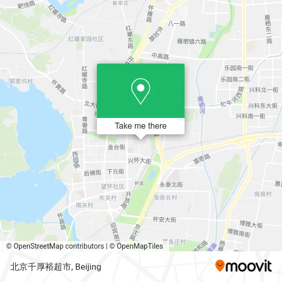 北京千厚裕超市 map