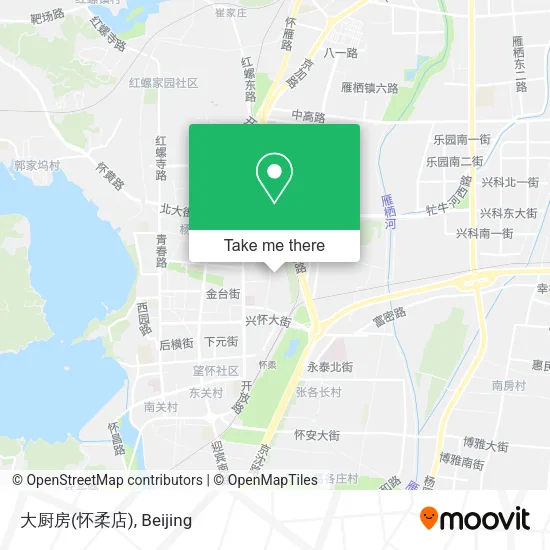大厨房(怀柔店) map
