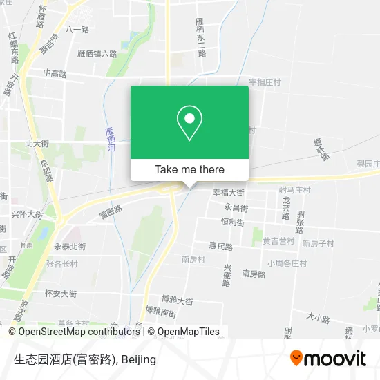 生态园酒店(富密路) map