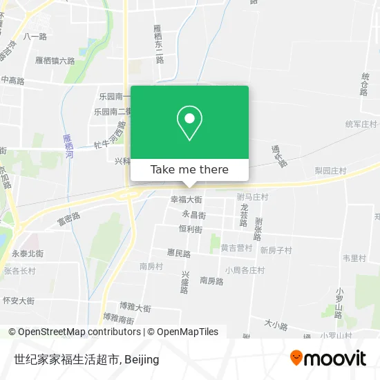 世纪家家福生活超市 map