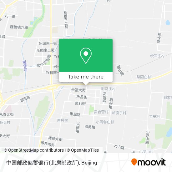中国邮政储蓄银行(北房邮政所) map