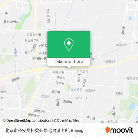 北京市公安局怀柔分局北房派出所 map