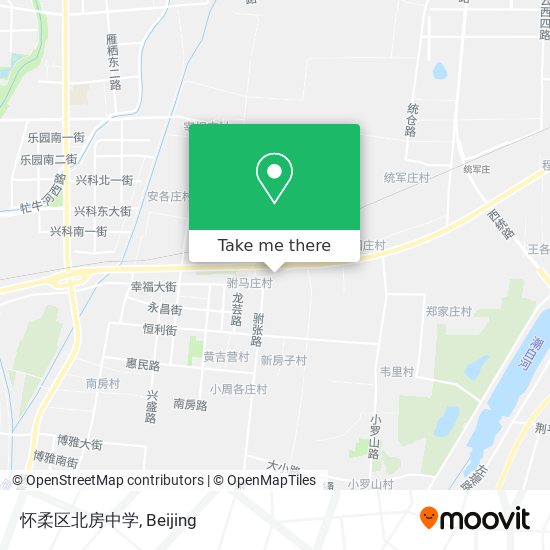 怀柔区北房中学 map