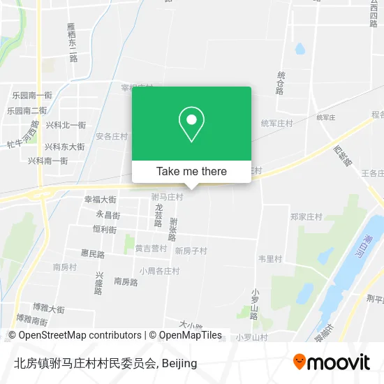 北房镇驸马庄村村民委员会 map