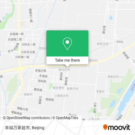 幸福万家超市 map