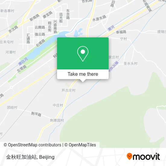 金秋旺加油站 map