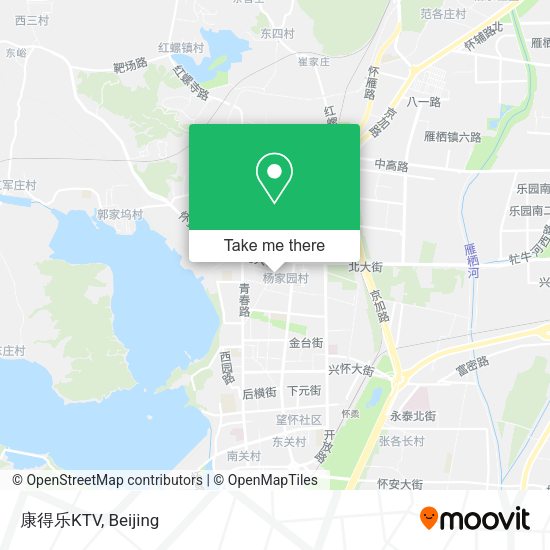康得乐KTV map