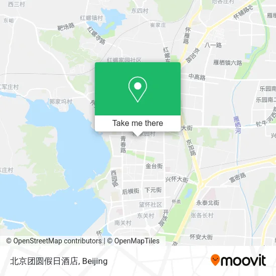 北京团圆假日酒店 map