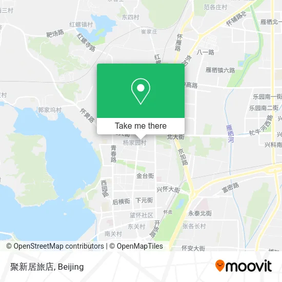 聚新居旅店 map