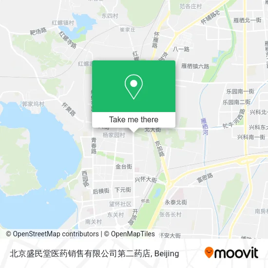北京盛民堂医药销售有限公司第二药店 map