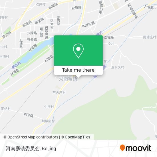 河南寨镇委员会 map