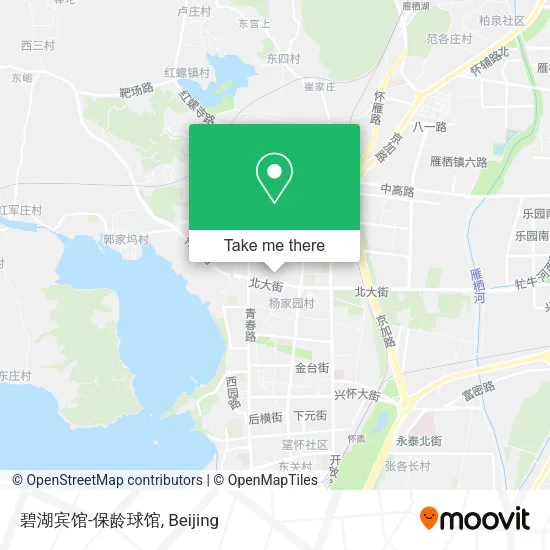 碧湖宾馆-保龄球馆 map