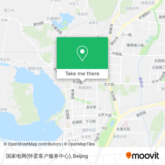国家电网(怀柔客户服务中心) map
