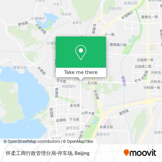 怀柔工商行政管理分局-停车场 map