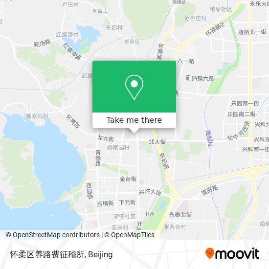 怀柔区养路费征稽所 map