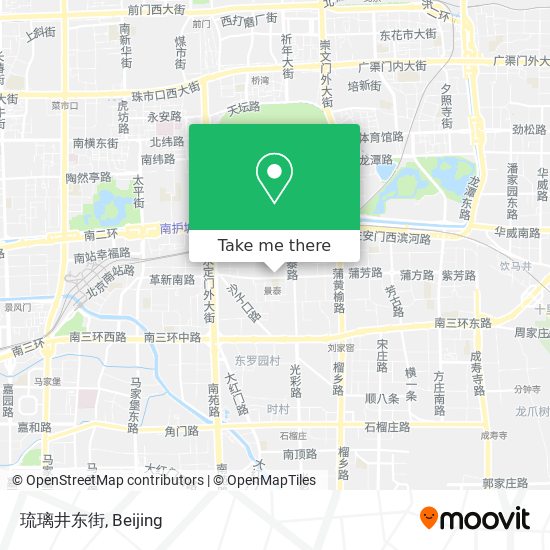 琉璃井东街 map
