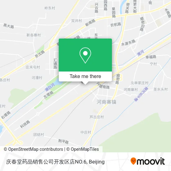 庆春堂药品销售公司开发区店NO.6 map