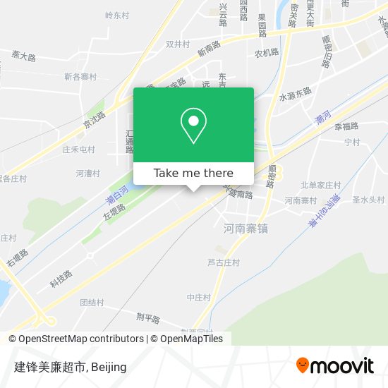 建锋美廉超市 map