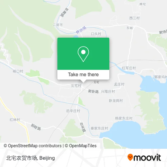 北宅农贸市场 map