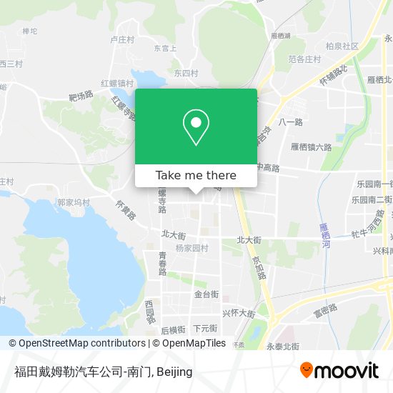 福田戴姆勒汽车公司-南门 map