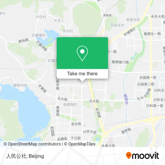 人民公社 map