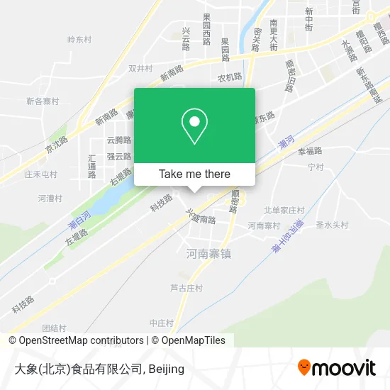 大象(北京)食品有限公司 map