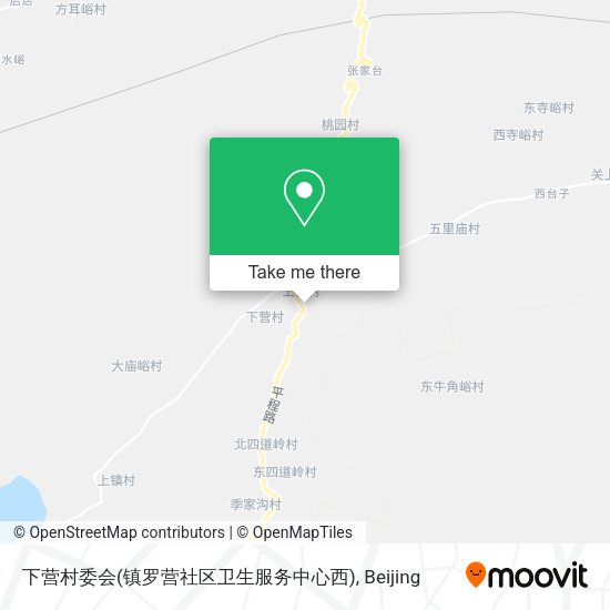 下营村委会(镇罗营社区卫生服务中心西) map