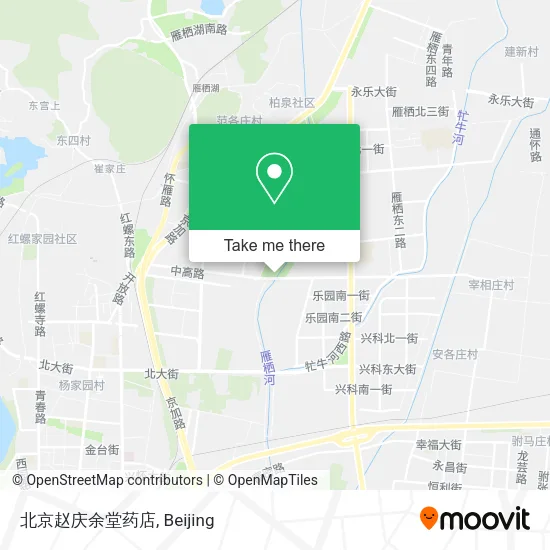 北京赵庆余堂药店 map