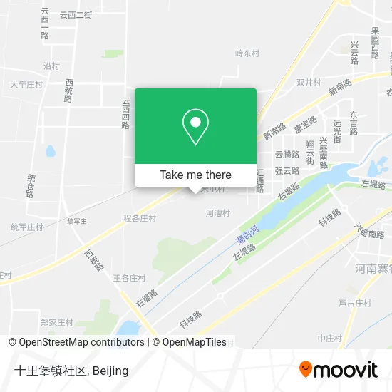 十里堡镇社区 map
