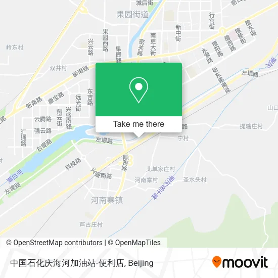 中国石化庆海河加油站-便利店 map
