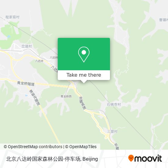北京八达岭国家森林公园-停车场 map