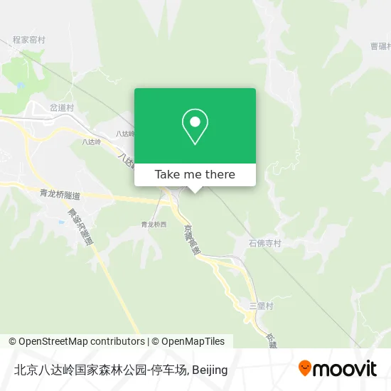 北京八达岭国家森林公园-停车场 map