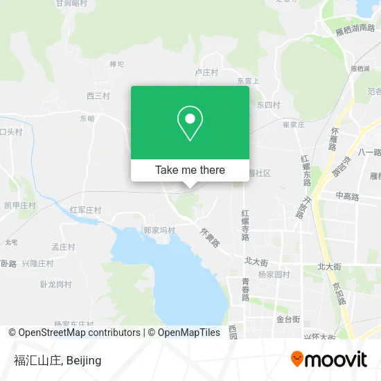 福汇山庄 map