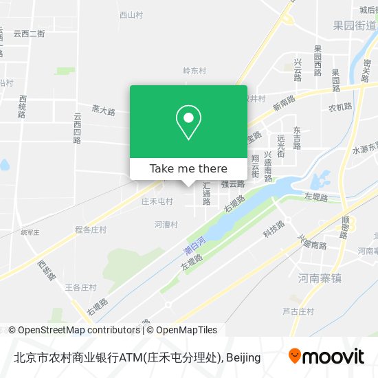 北京市农村商业银行ATM(庄禾屯分理处) map