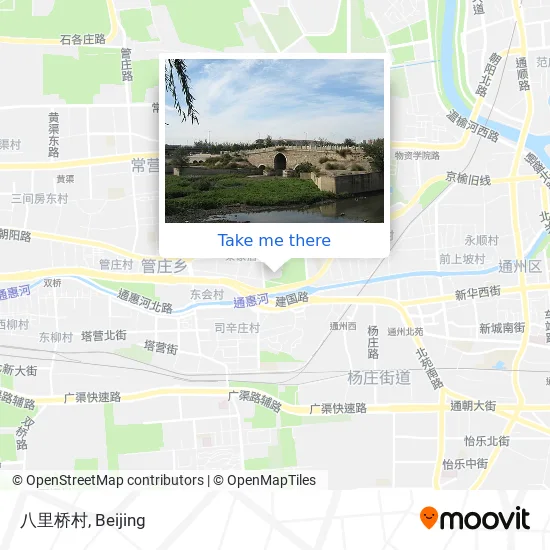 八里桥村 map