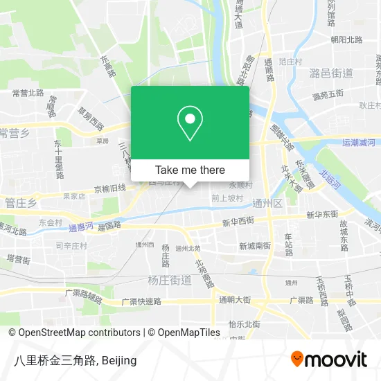 八里桥金三角路 map