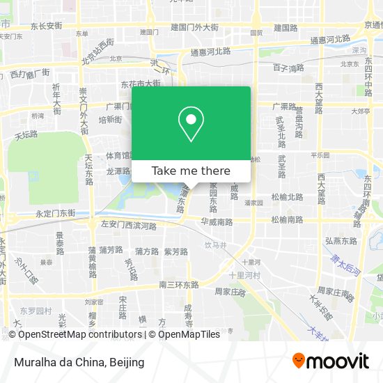 Muralha da China map
