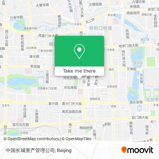中国长城资产管理公司 map