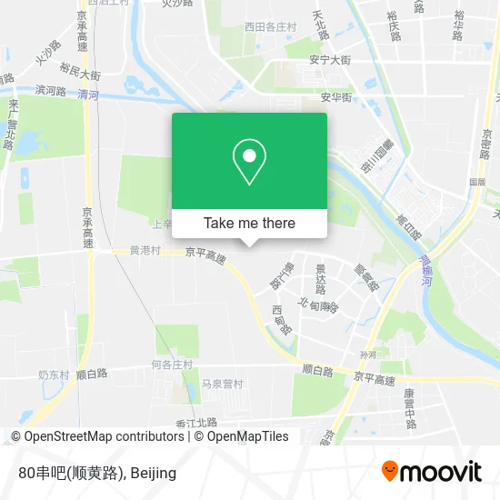 80串吧(顺黄路) map