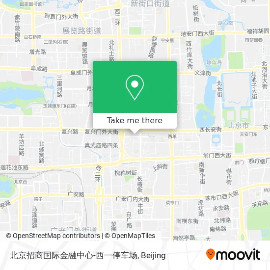 北京招商国际金融中心-西一停车场 map