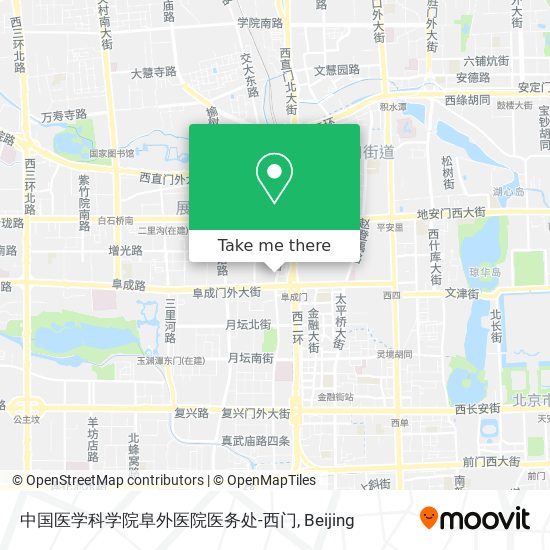 中国医学科学院阜外医院医务处-西门 map