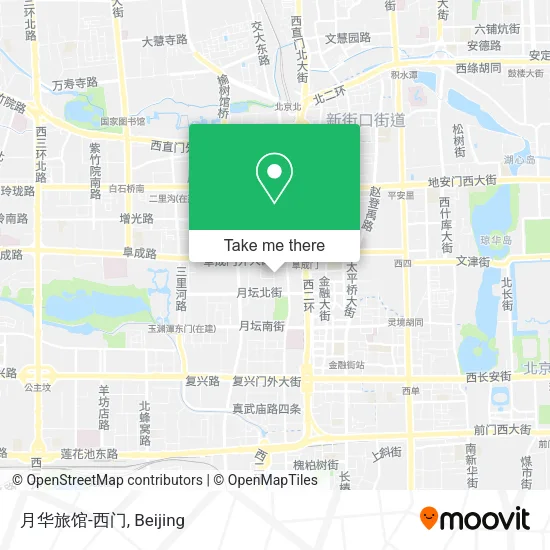 月华旅馆-西门 map