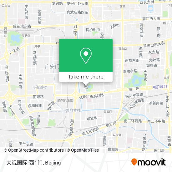 大观国际-西1门 map