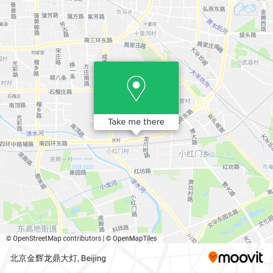 北京金辉龙鼎大灯 map